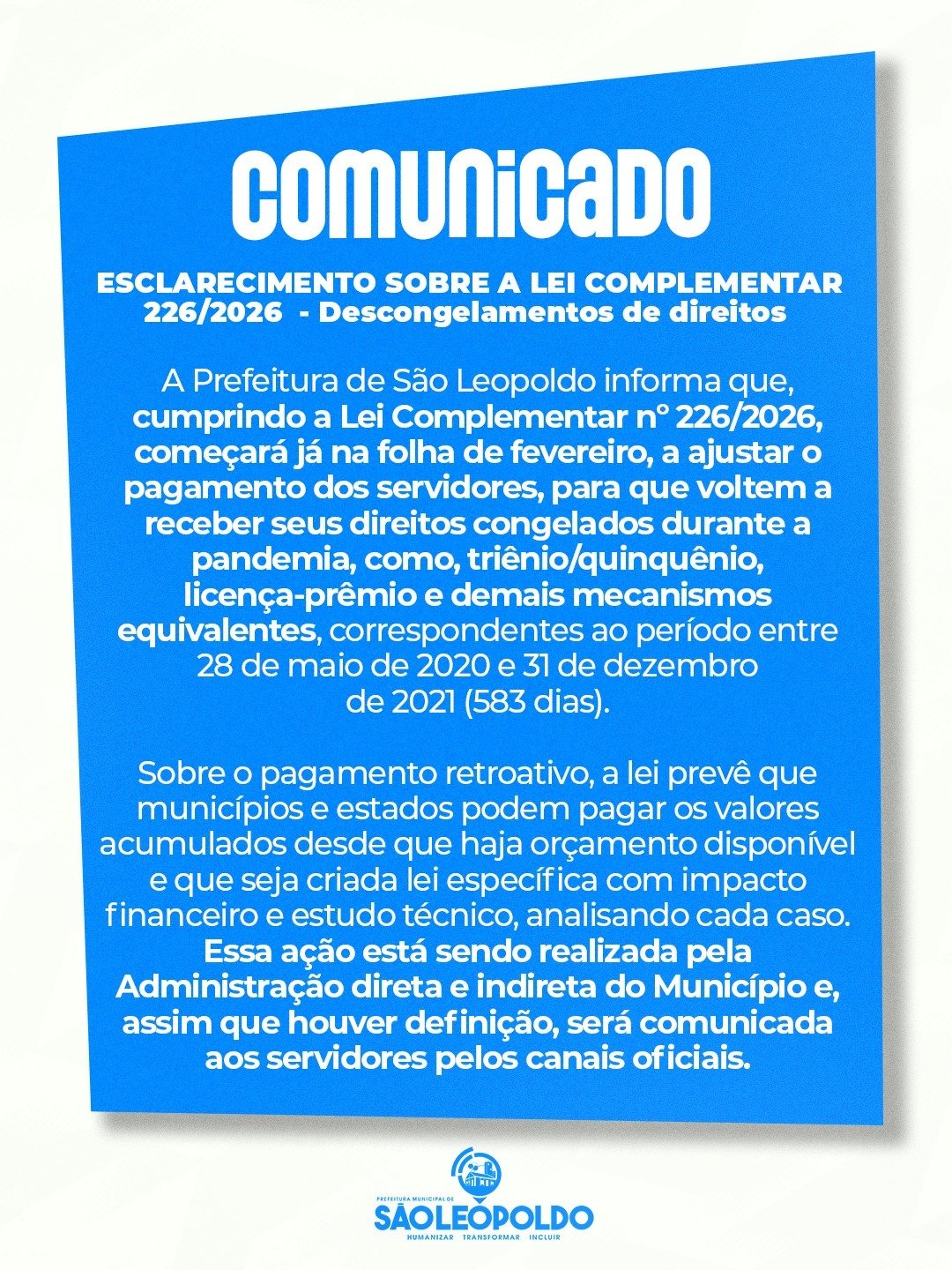 Comunicado