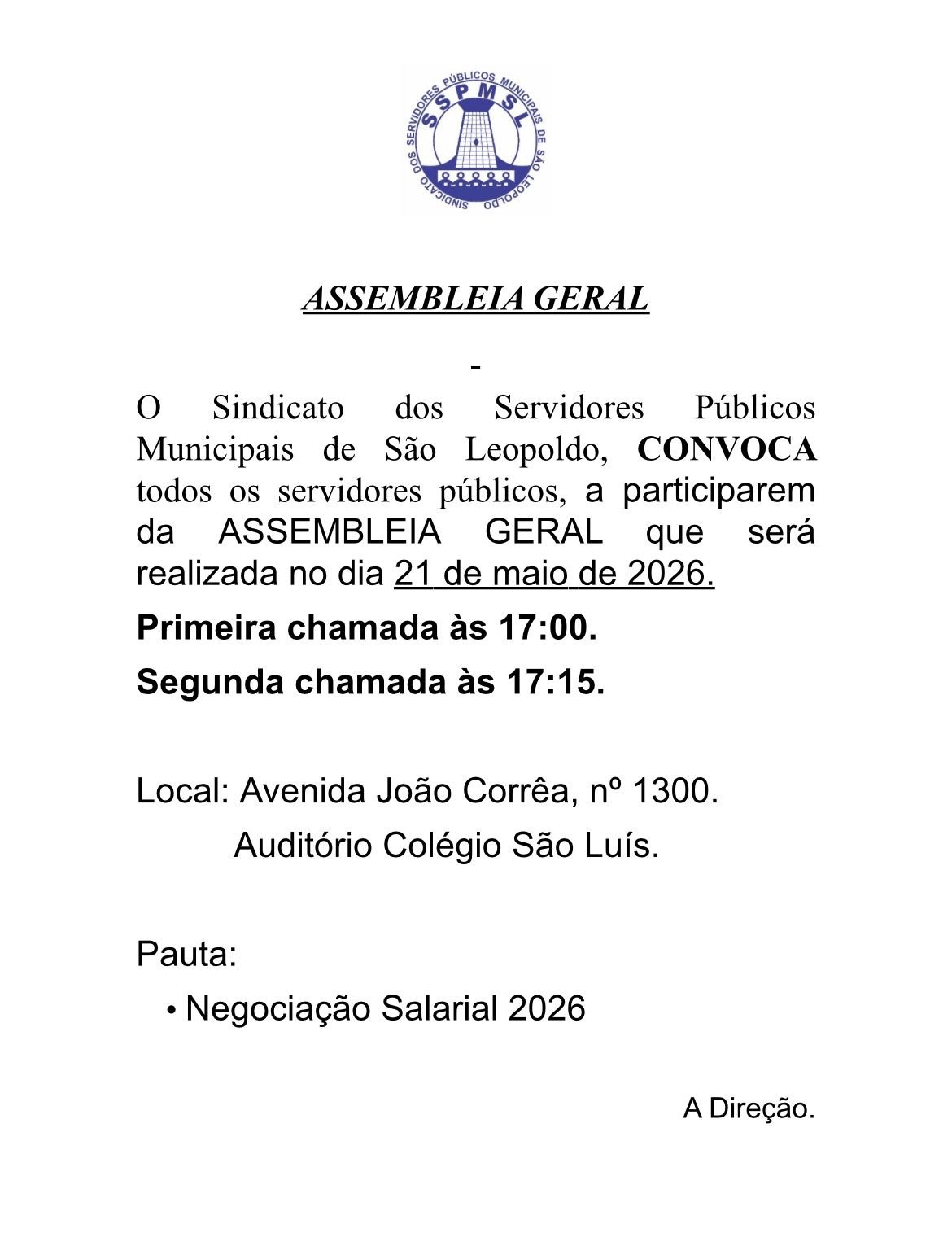 Assembléia Geral
